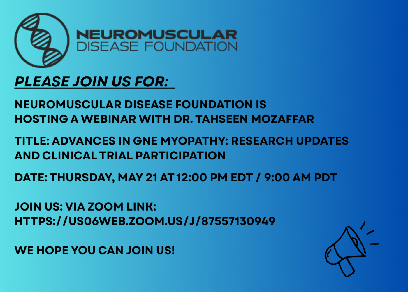 Webinar May 21, 2026